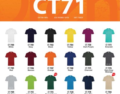 warna baju orensport CT71