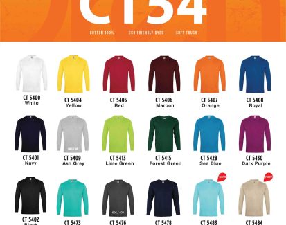 warna baju orensport CT54