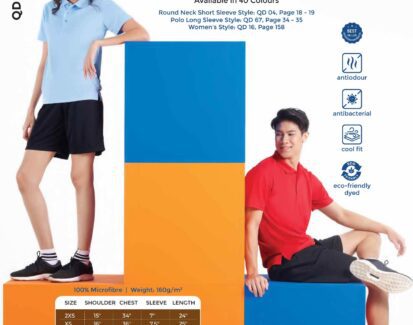 oren-sport-160gsm-mini-eyelet-polo-short-sleeve-tshirt-QD06